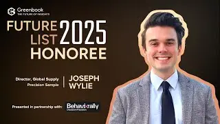 2025 Greenbook Future List Honoree: Joseph Wylie