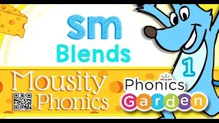 SM Blend | Consonant Blend | Mousity Phonics | Phonics Garden
