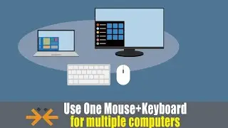 Control Multiple Computers with One Keyboard and Mouse - EASY TUTORIAL