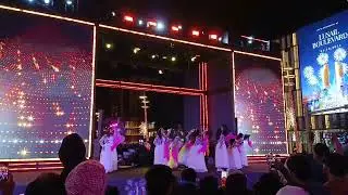 Dancers. New Year's eve celebrations 2026, Lusail boulevard Doha Qatar @Trip2001 
