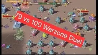 Warzone Duel &ndash; (Audio fixed) #79 vs #100 Coverage w/ QB18 | Last War: Survival