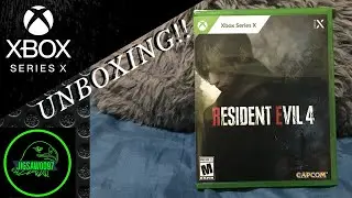RESIDENT EVIL 4 REMAKE Physical Copy Edition Unboxing - Xbox Series X!
