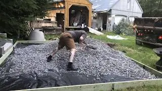 $300 Crushed Stone Fire Pit Area