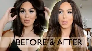 EXTENSIONS FOR SHORT HAIR USING BELLAMI HAIR // LA DEMI