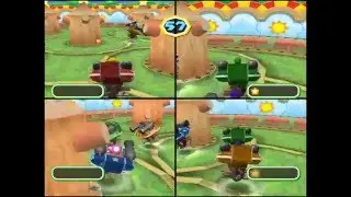 Mario Party 6 minigame: Cannonball Fun 60fps