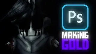 Making Gold from a Friday Night Funkin' Mod in Photoshop | Speed Edit | Lost Silver