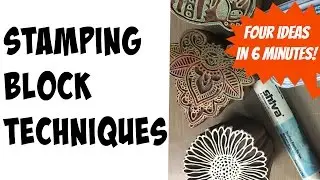 Stamping Block Techniques: 4 ideas in 6 minutes!