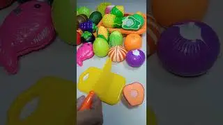 Satisfying with Unboxing Cutting Vegetables, Fruits, Pizza, Egg, Fish Toys Review | ASMR