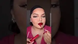 Red Lip Tutorial💋 #redlip #redlips #redlipstick #liptutorial