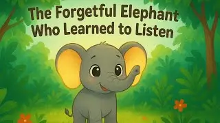 The Forgetful Elephant Who Learned to Listen | Moral Story for Kids