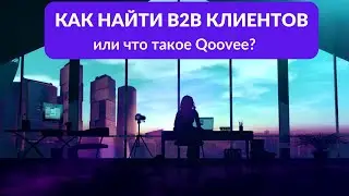Как онлайн торговый центр привлекает B2B клиентов? Или что такое Qoovee | (короткая версия)