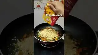 Healthy and tasty masala oats recipe#Shorts।Oats recipe