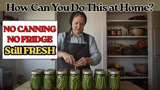 How the Amish Store Green Beans for Years Without Canning (200-Year-Old Method)