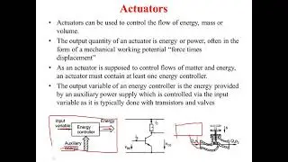 Actuators  Introduction & Classification