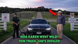 HOA Karen block My Driveway Gate with Her Lambo&mdash;So I Drove My Armored Tank Right Over Her Car