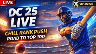 Dream Cricket 25  LIVE 🔴| Chill Rank Push 🏏 | OG ViperVish | Road To 1K Subs #Livecricket #cricket