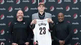 Donovan Clingan Introductory Press Conference | Portland Trail Blazers