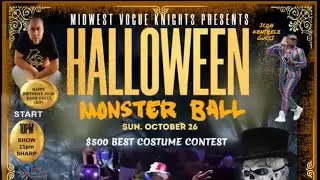 The Entire Midwest Vogue Knights HALLOWEEN Monster Ball | Chicago IL | 10-26-2025 #PanelView 