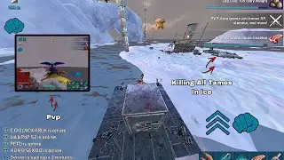 Ark Mobile - Pvp Moments In Serve LEGIT