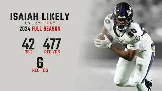 Isaiah Likely 2024 Highlights | Every Target and Catch