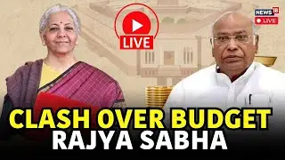 RAJYA SABHA CLASH! Kharge Slams &lsquo;Visionless&rsquo; Budget 2026 | Oppn Uproar Over Jobs & Federal Neglect