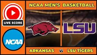🔴 LIVE: Arkansas at LSU | NCAAM Men's Basketball Scoreboard | Feb 10 | SEC Super Tuesday