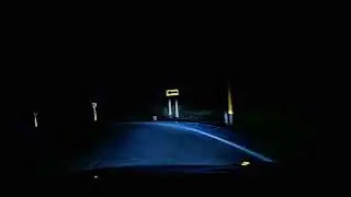 Dangerous And Curvy Night Ride On Appalachia Backroad