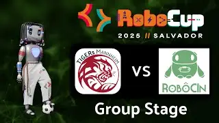 TIGERs Mannheim vs. Rob&ocirc;CIn at RoboCup 2025 in Salvador, Brazil