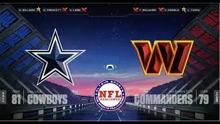 NFL REALIGNED 2025 Week 17 SNF - Dallas Cowboys (13-2) @ Washington Commanders (10-5)