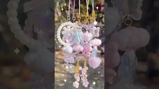 🌸Blue/Purple charms🌸 Cute new items listed! Fairy/whimsical magic keychains #etsyshop #shorts