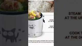 Mini olla arrocera eléctrica portátil, MultiCooker para el hogar, 12V, 24V, 220V