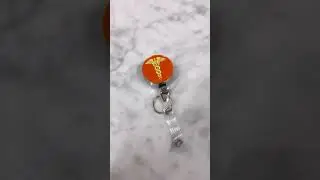 HIGH END MEDICAL ENAMEL BADGE HOLDER