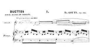 Louis Th&eacute;odore Gouvy &ndash; 5 Duettos, Op.34