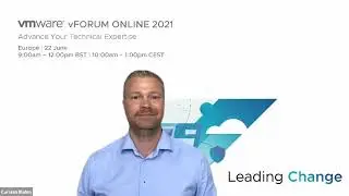 VMware vForum Online 2021 - Thomas Hagedorn & Carsten Blohm
