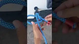 Learn to tie a double anchor hitch/ very essential rope knot.