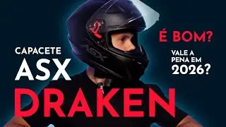 Capacete ASX Draken - Vale a pena em 2026?
