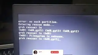 Error: no such partition entering Rescue mode grup rescue | SOLVED 100%