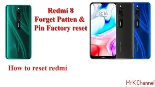 How to Factory reset redmi/xiaomi forget patten&pin remove easy screen lock