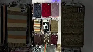 Authentic luxury scarves stock update! 🔥 #luxurybrand #luxuryscarf #branded #lv #chanel #fashion #o