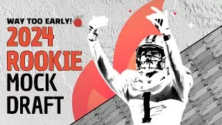2024 Rookie Mock Draft | 2 Rounds | Superflex | Dynasty Fantasy Football | WR Rankings | Sleepers