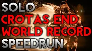 Crota Solo Speedrun! (8:18) (Titan)
