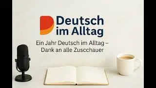 Herzlich willkommen bei Deutsch im Alltag – heute feiern wir ein Jahr Deutsch im Alltag!