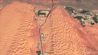 way to Oman desert private camp 29 km through wahiba sands