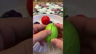 ASMR Cutting fruits Velcro toys #asmr #shorts #trending