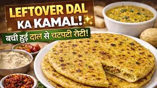 Leftover Dal Ka Best Use | Soft Dal Ki Roti Recipe | Quick & Easy