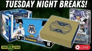 Tuesday Night Sports Card Breaks! Mosaic Football FOTL, Topps Chrome Cosmic Baseball, & More!