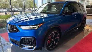 Обзор Acura MDX Type-S 2026 года с синим двойным апексом
