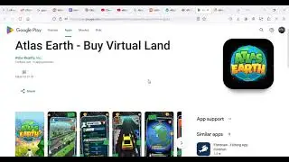Atlas Earth App: Buy virtual land and get rent Money