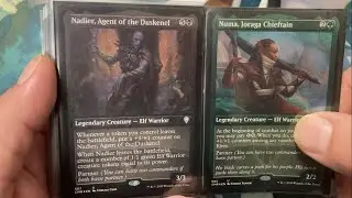 My MTG - Dark Elves (Numa and Nadier) Commander deck 