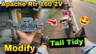Apache Rtr 160 TAIL TIDY Modify // Install Tail Tidy for Rtr 160